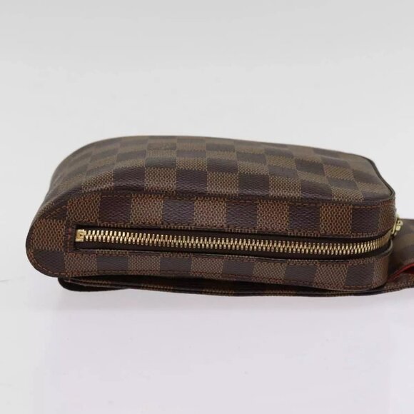 LOUIS VUITTON Damier Ebene Geronimos Shoulder Bag N51994 LV Auth - Picture 12 of 16